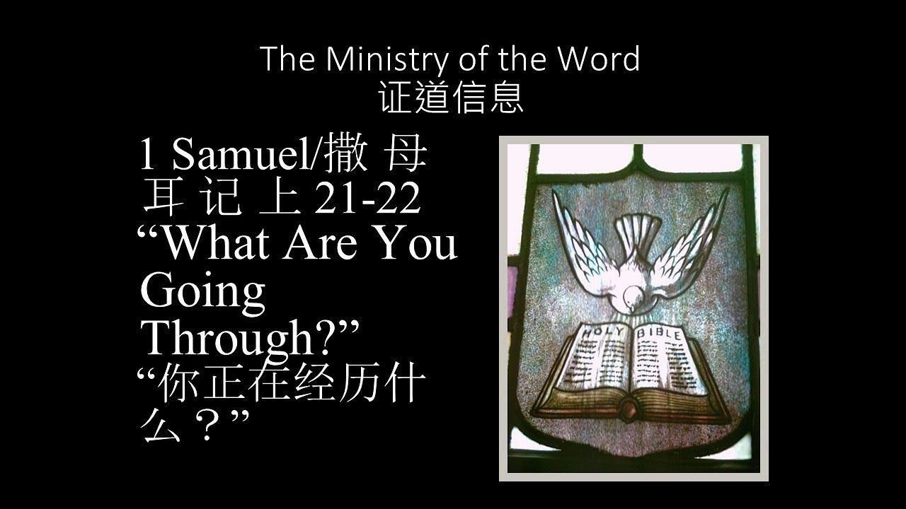 1 Samuel 21-22, What Are You Going Through?, Dr. John B. Carpenter