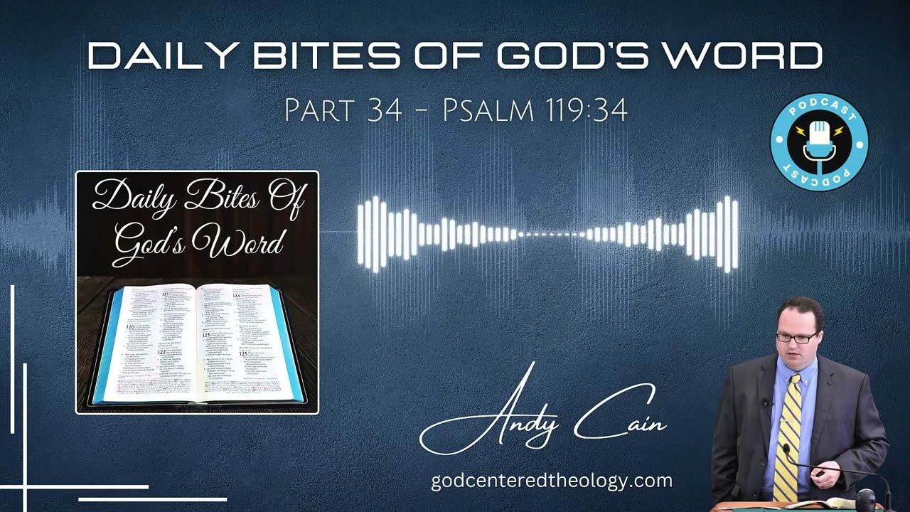 Daily Bites Of God's Word - Part 34 - Psalm 119:34