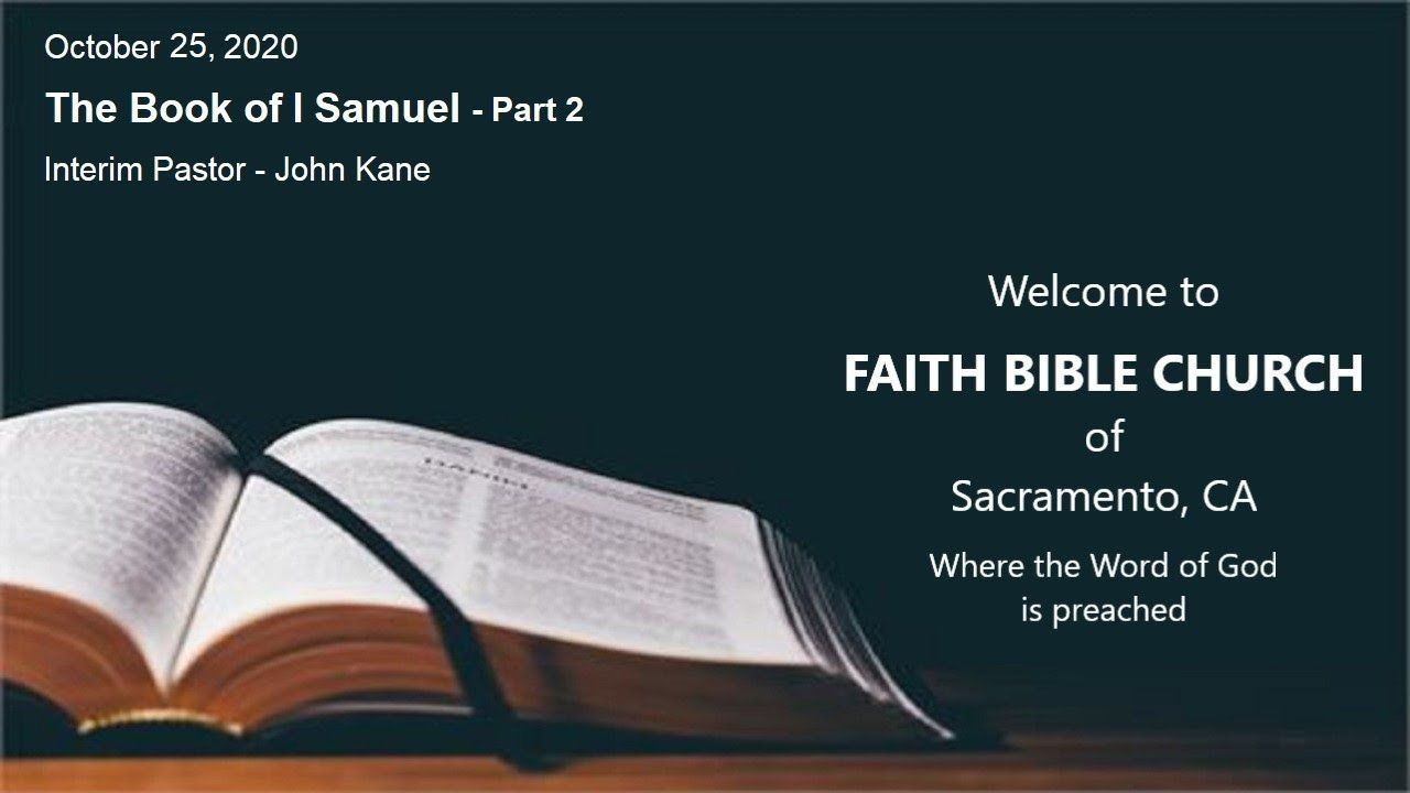 The Book of I Samuel Part 2